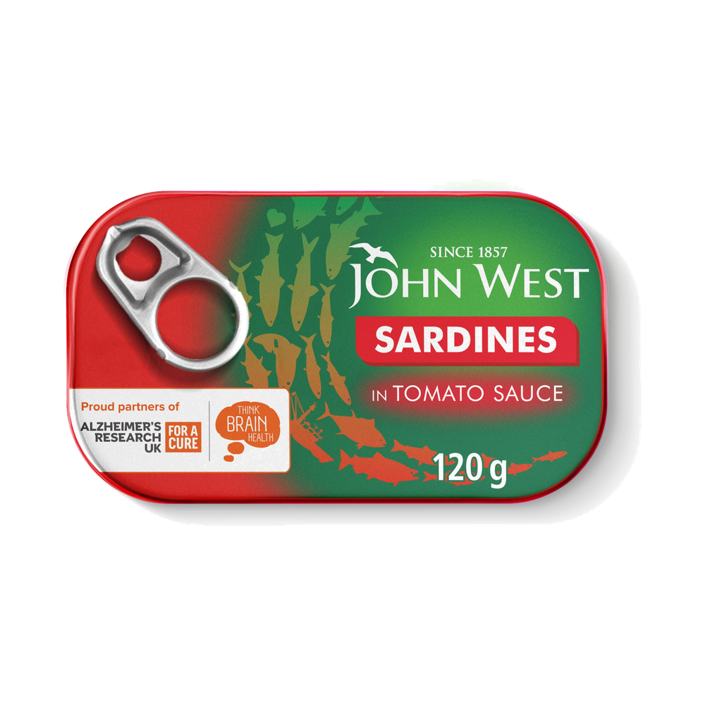 John West Sardines in Tomato Sauce 120g — Case of 12