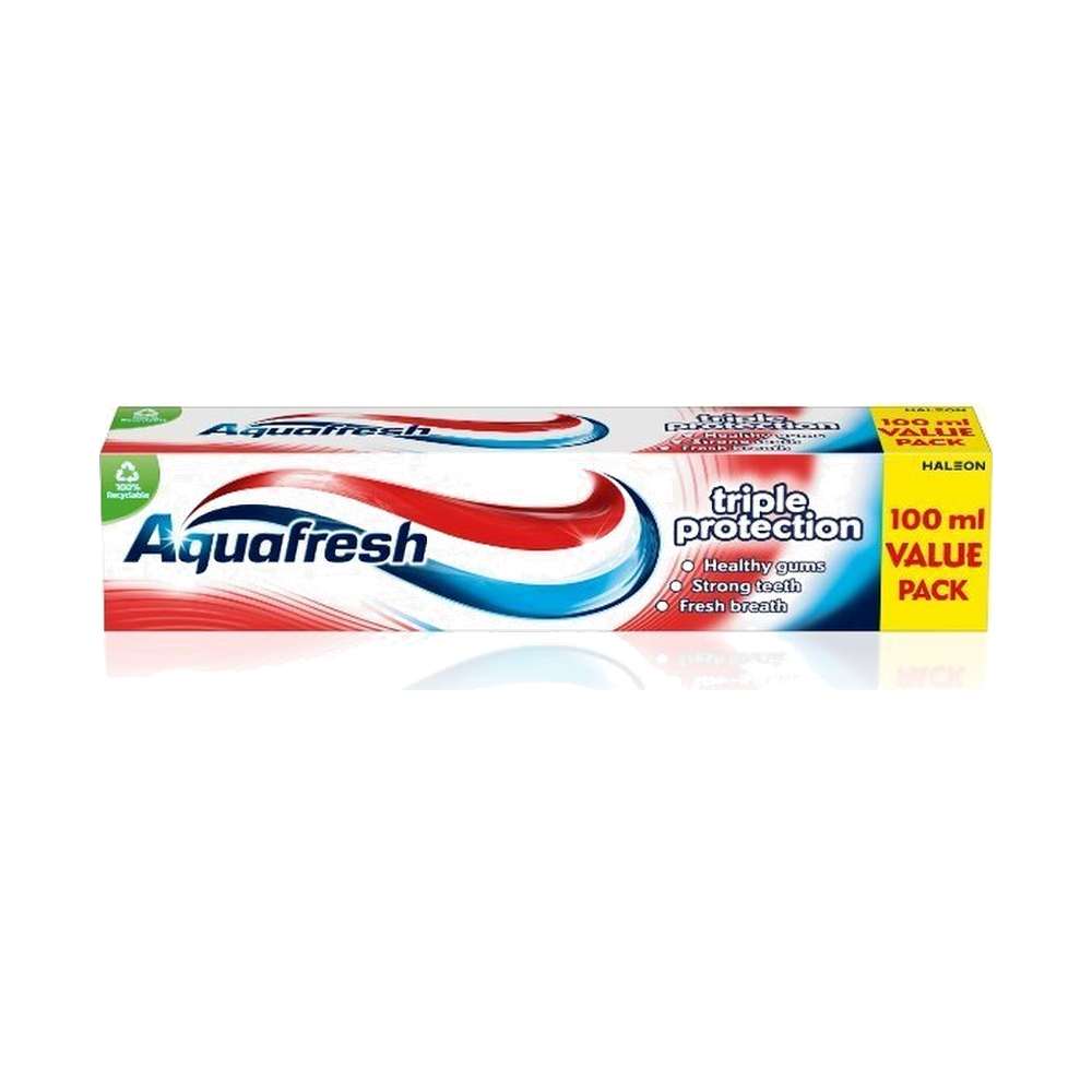 Aquafresh Triple Protection Toothpaste 100ml — Case of 12