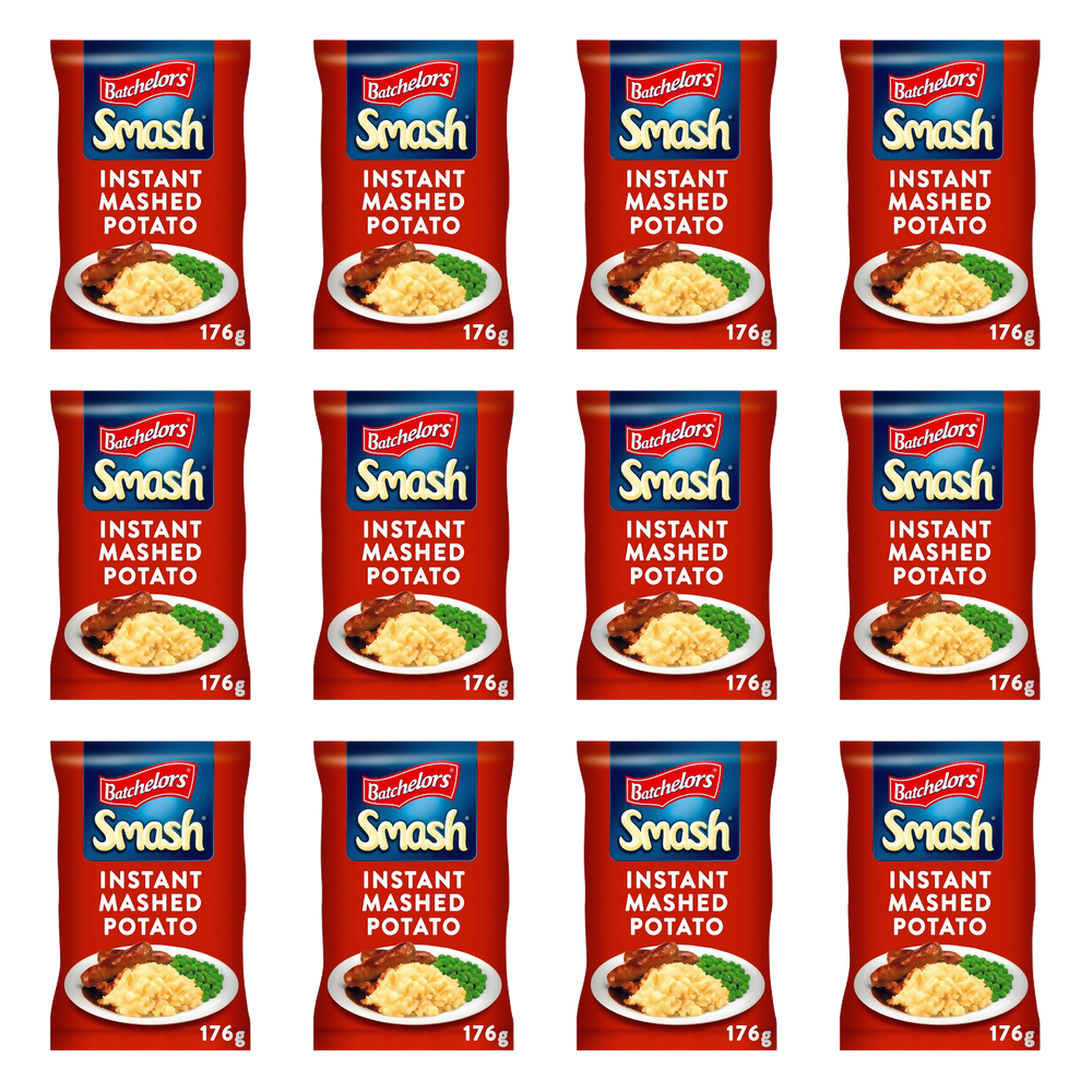 Batchelors Smash Instant Mash Potato 176g — Case of 12
