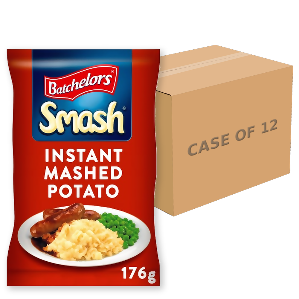 Batchelors Smash Instant Mash Potato 176g — Case of 12