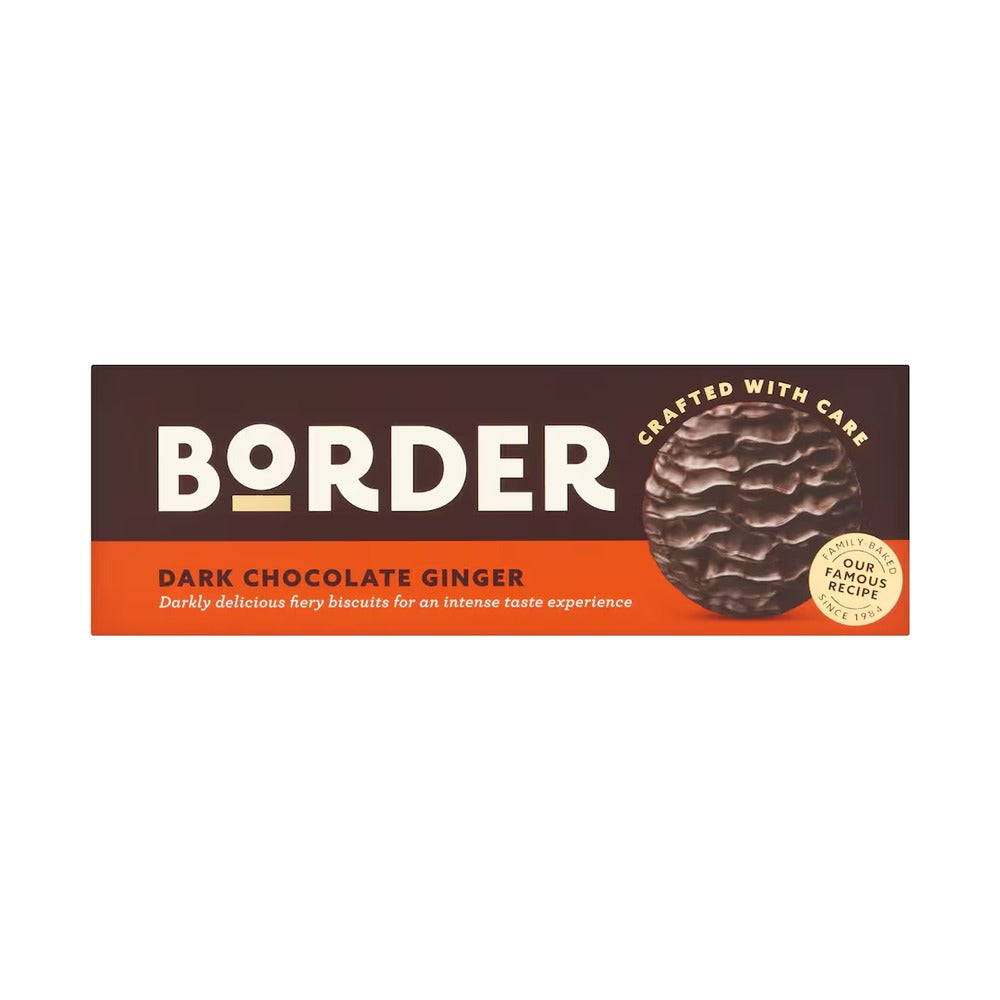 Border Dark Chocolate Ginger Biscuits 150g