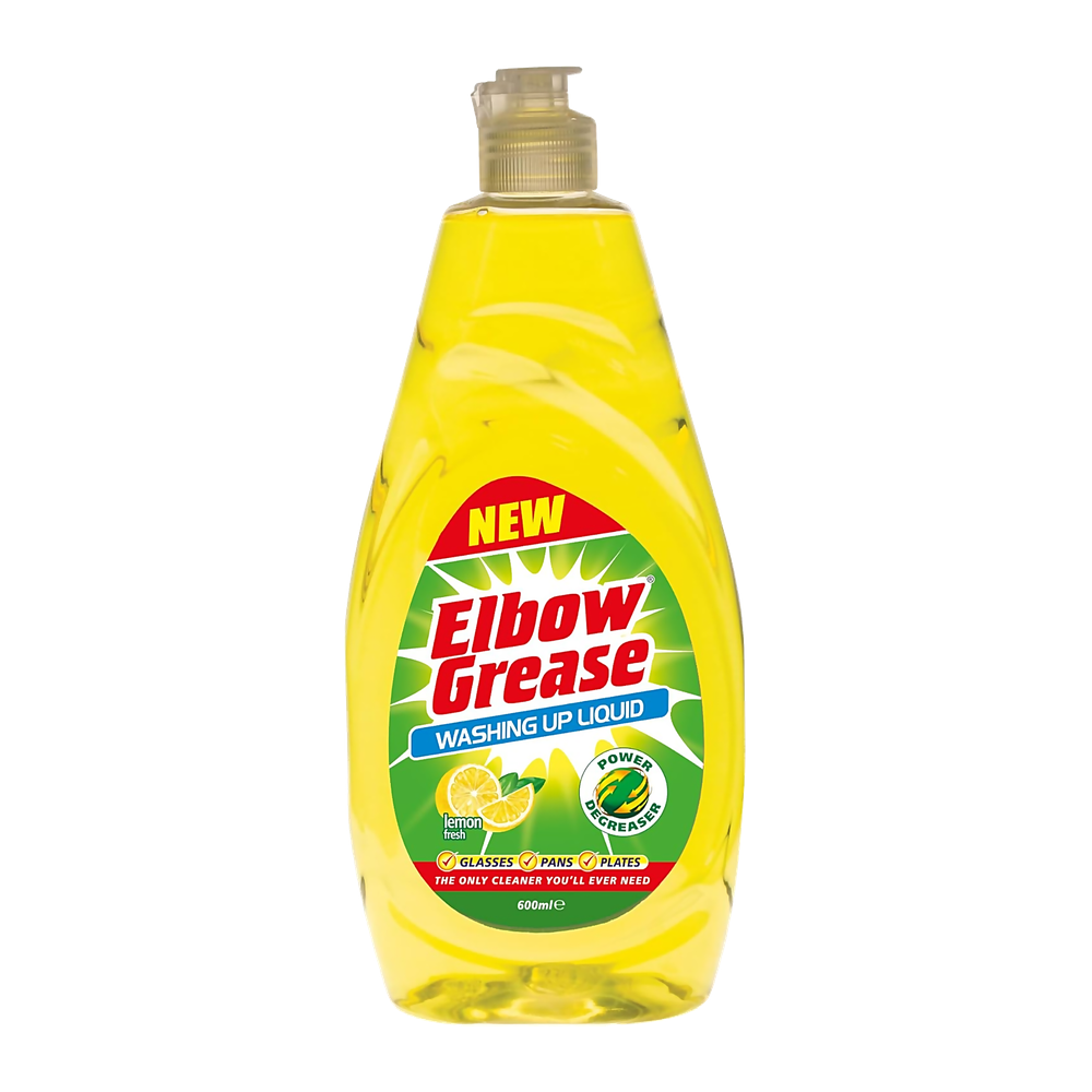 Elbow Grease Washing Up Liquid 600ml — Case of 12