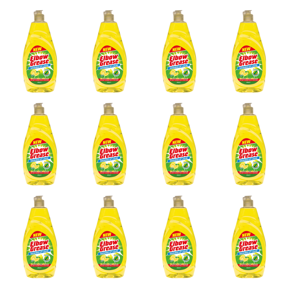 Elbow Grease Washing Up Liquid 600ml — Case of 12
