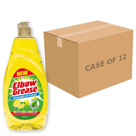 Elbow Grease Washing Up Liquid 600ml — Case of 12