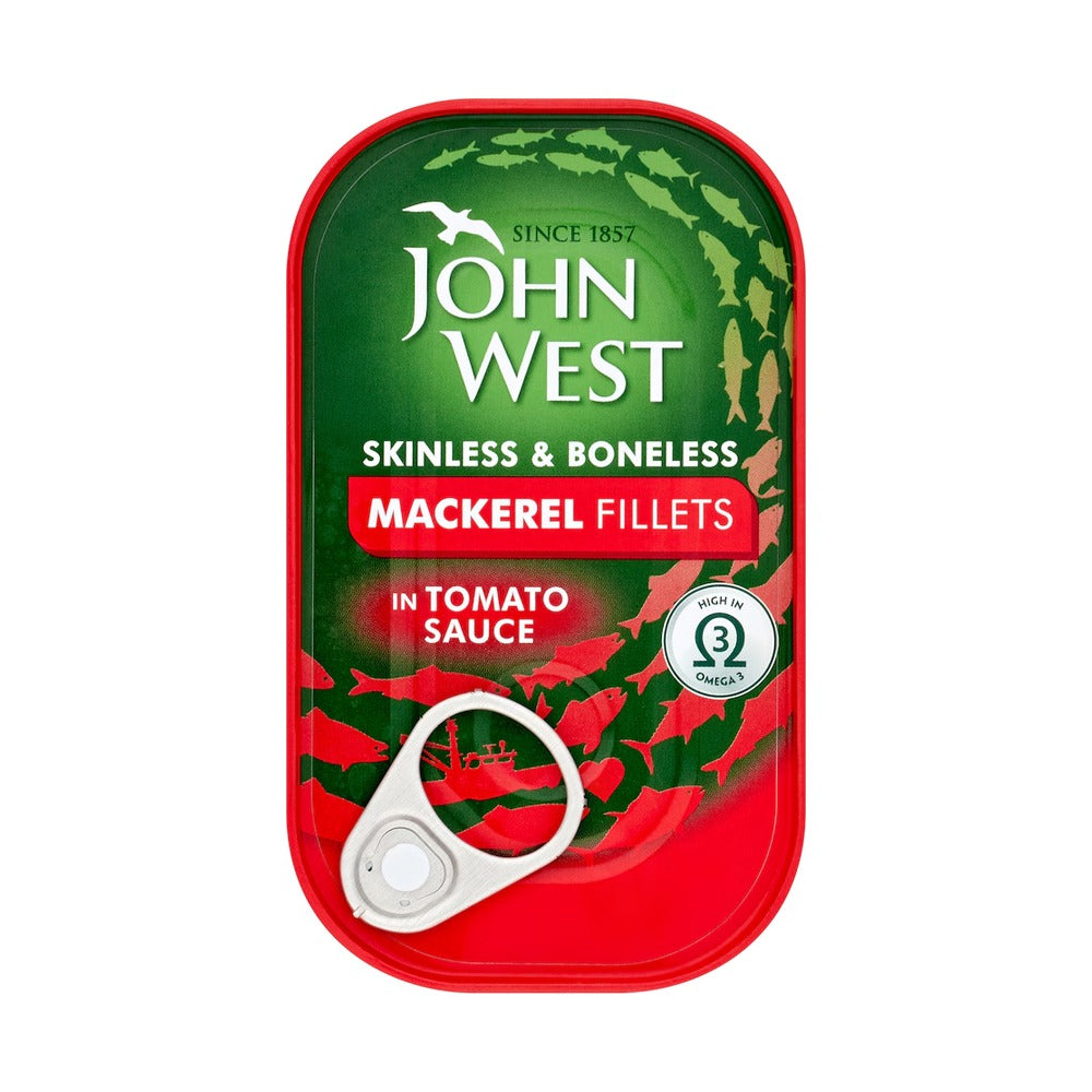 John West Mackerel Fillets in Tomato Sauce 125g