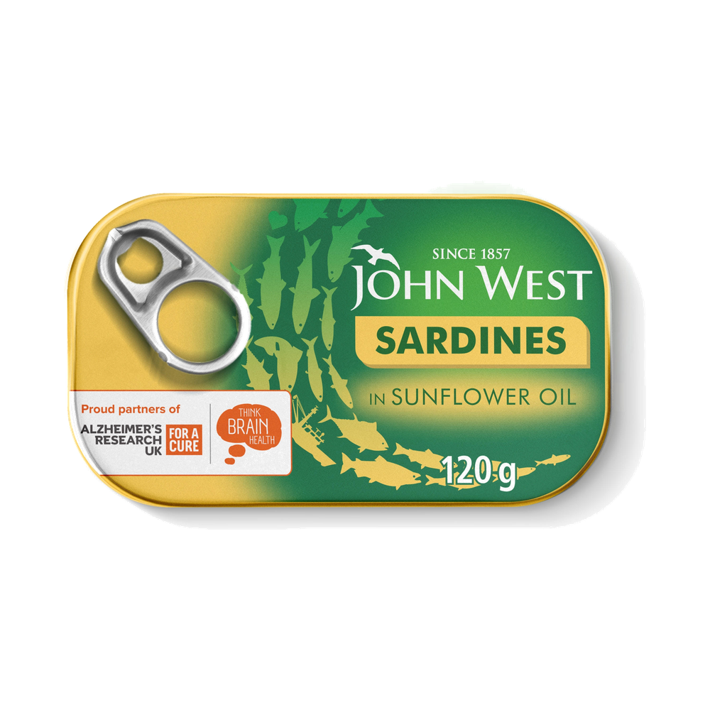 John West Sardines in Sunflower Oil 120g — Case of 12