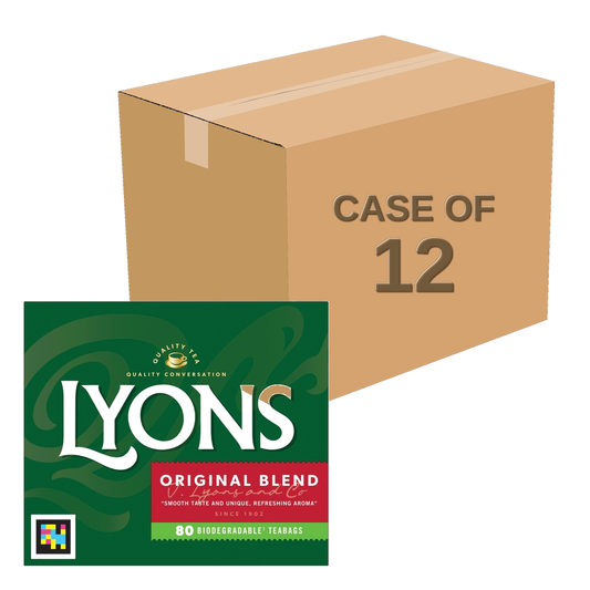 Lyons Original Tea 80 Bags — Case of 12