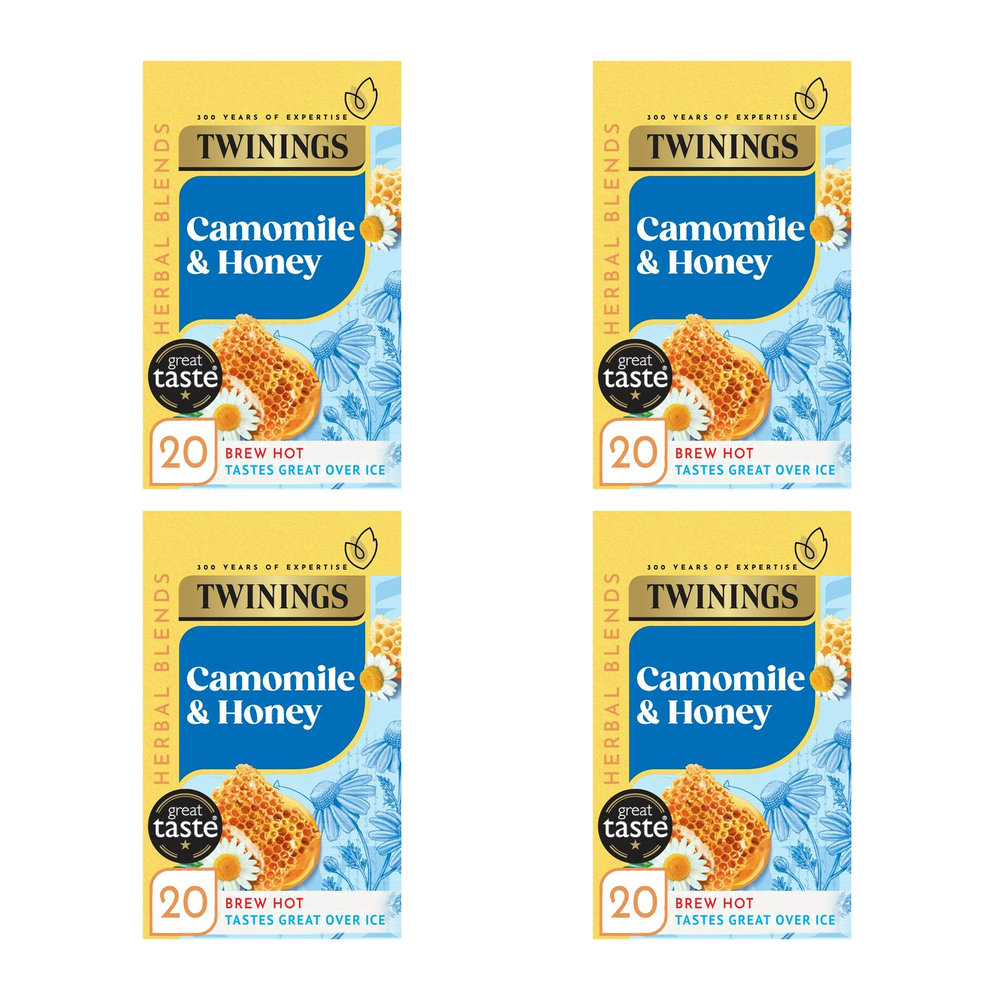 Twinings Camomile & Honey 20 Bags — Case of 4