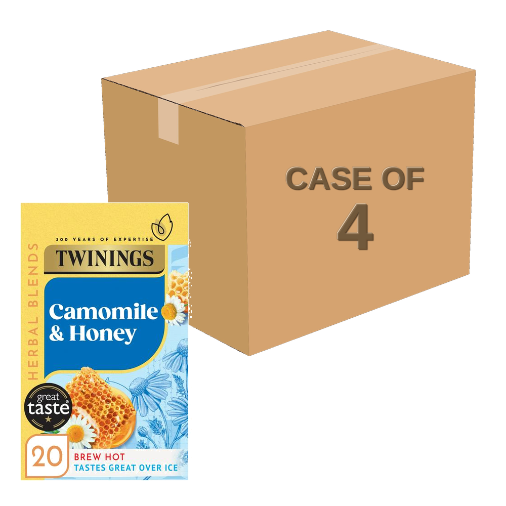 Twinings Camomile & Honey 20 Bags — Case of 4
