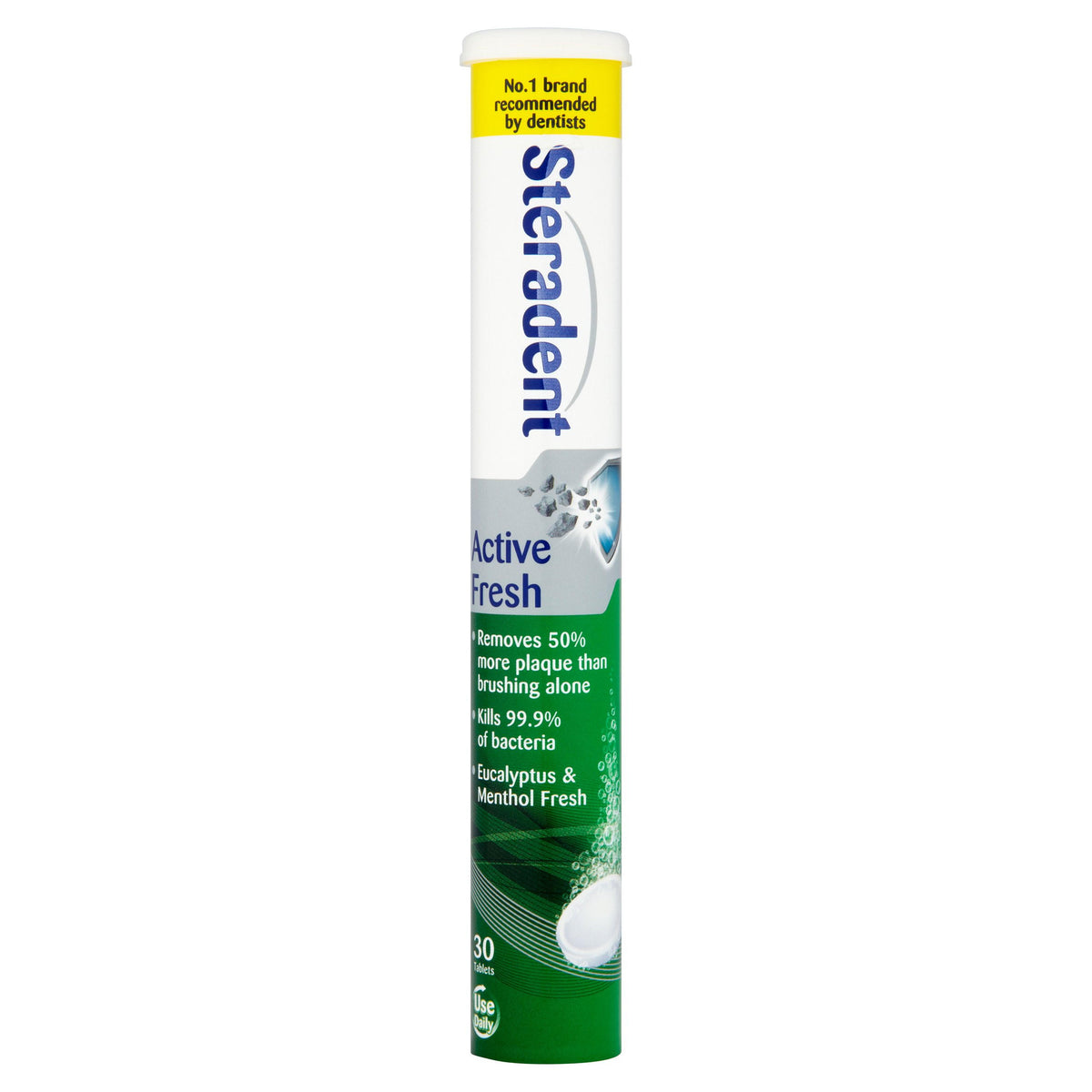 Steradent Active Fresh Denture Cleansing Tablets 30s — Case of 4
